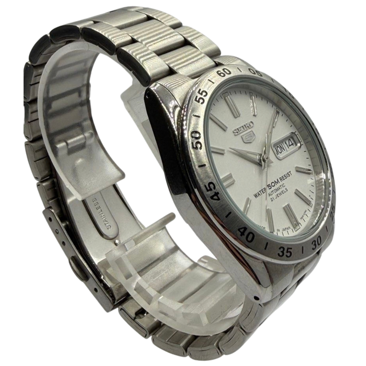 Seiko 5 SNKD97J1 36mm Automatic White Dial Watch