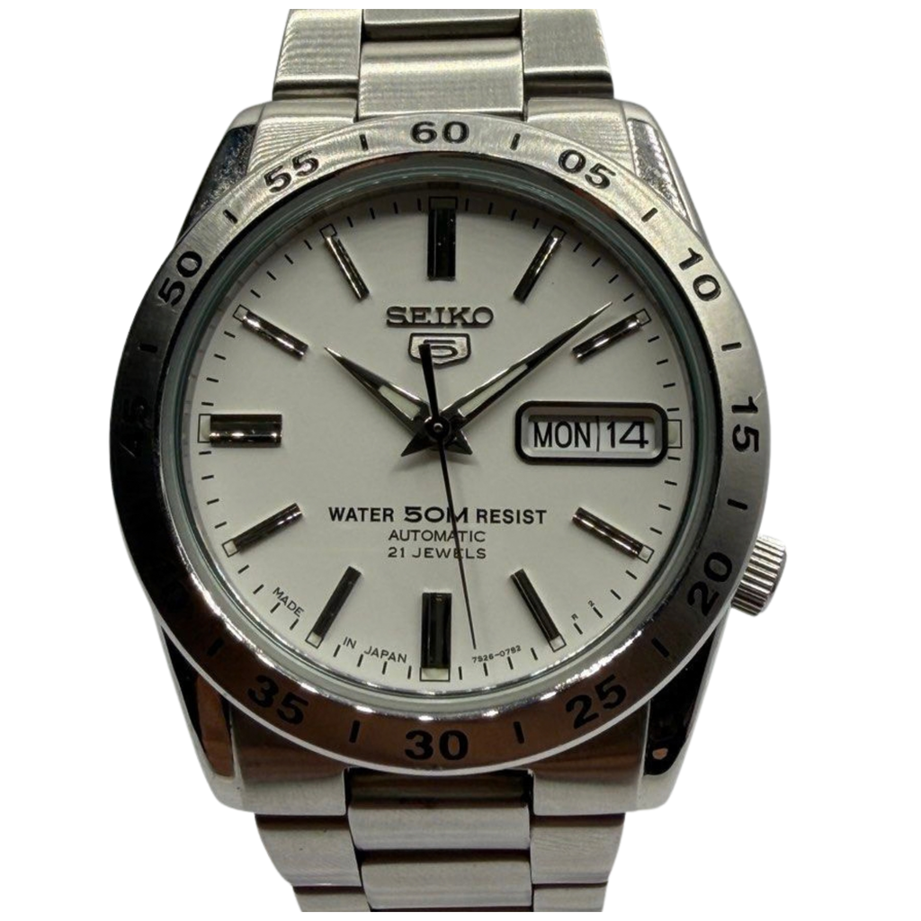 Seiko 5 SNKD97J1 36mm Automatic White Dial Watch