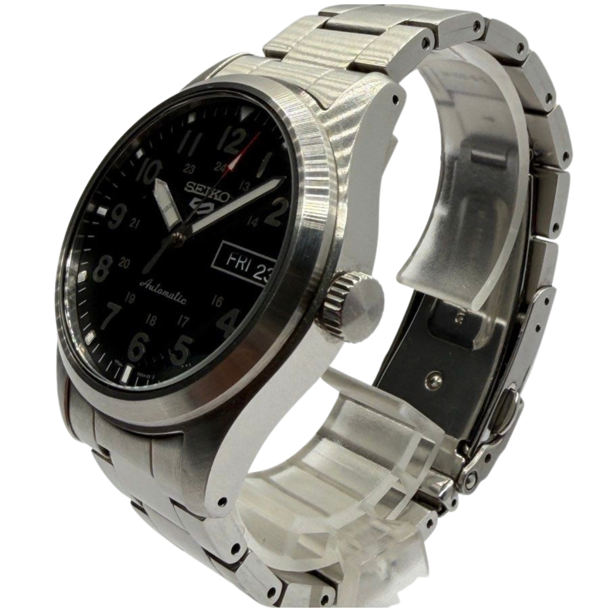 Seiko 5 Sports SRPG27K1 39.4mm Automatic Black Dial Watch