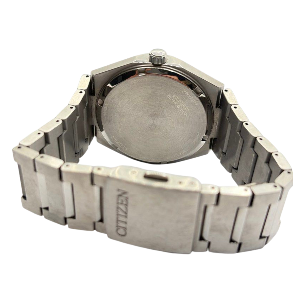 Citizen Zenshin Titanium 39mm Eco-Drive Textured White Dial Watch