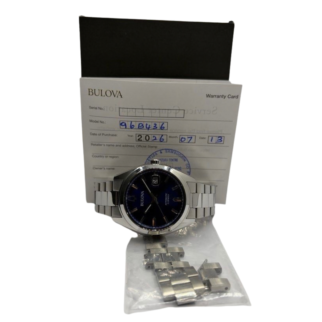 Bulova Surveyor 39mm Automatic Blue Dial Watch