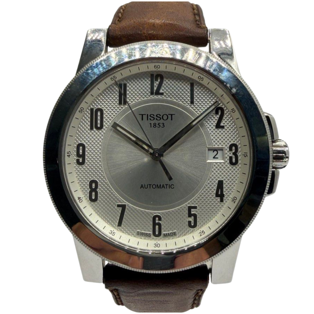 Tissot Gentleman 44mm Automatic Silver Dial Watch