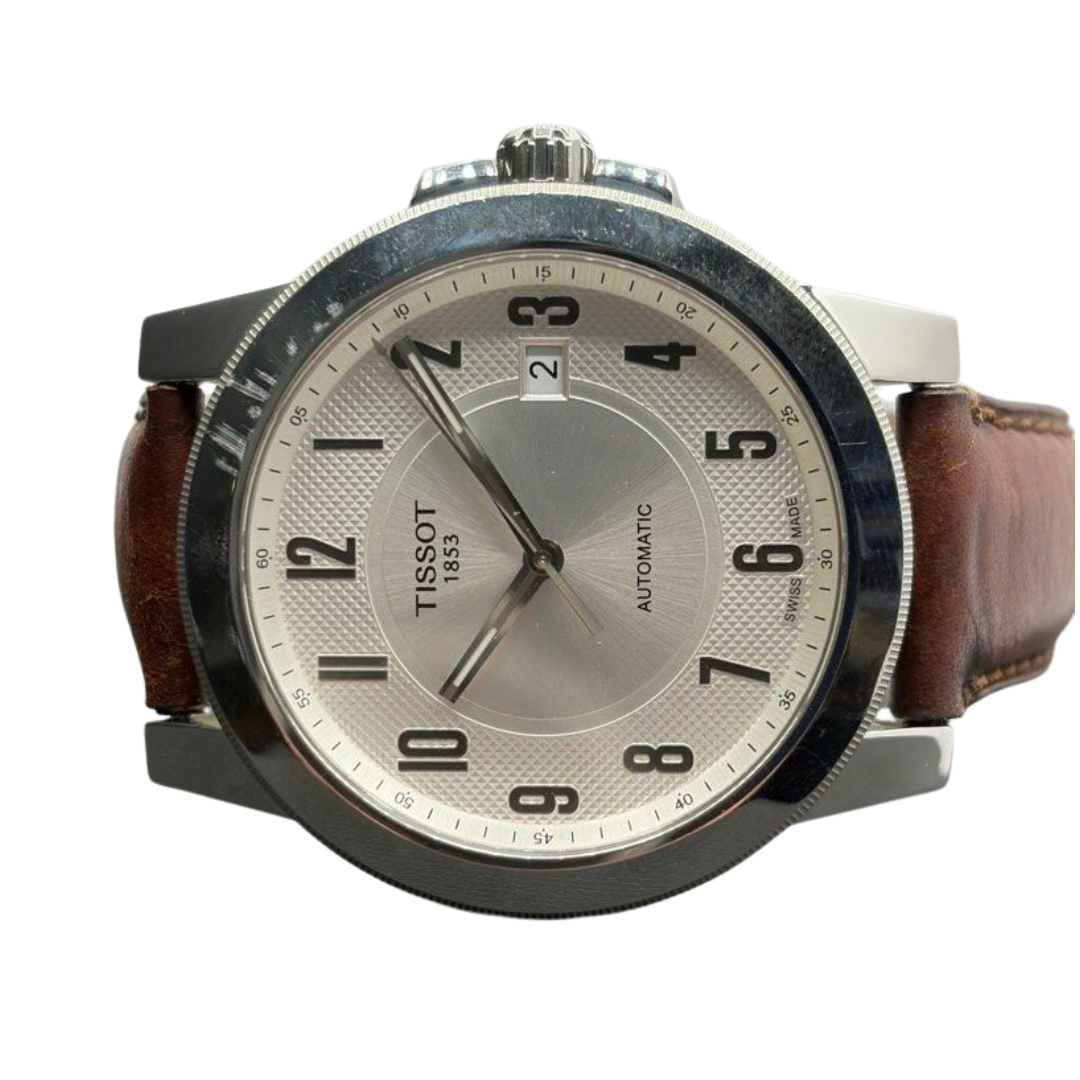 Tissot Gentleman 44mm Automatic Silver Dial Watch