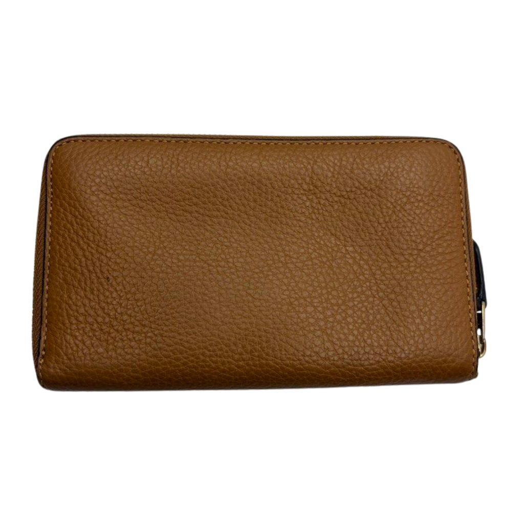 Coach Medium ID Zip Wallet with Dairy Embroidery