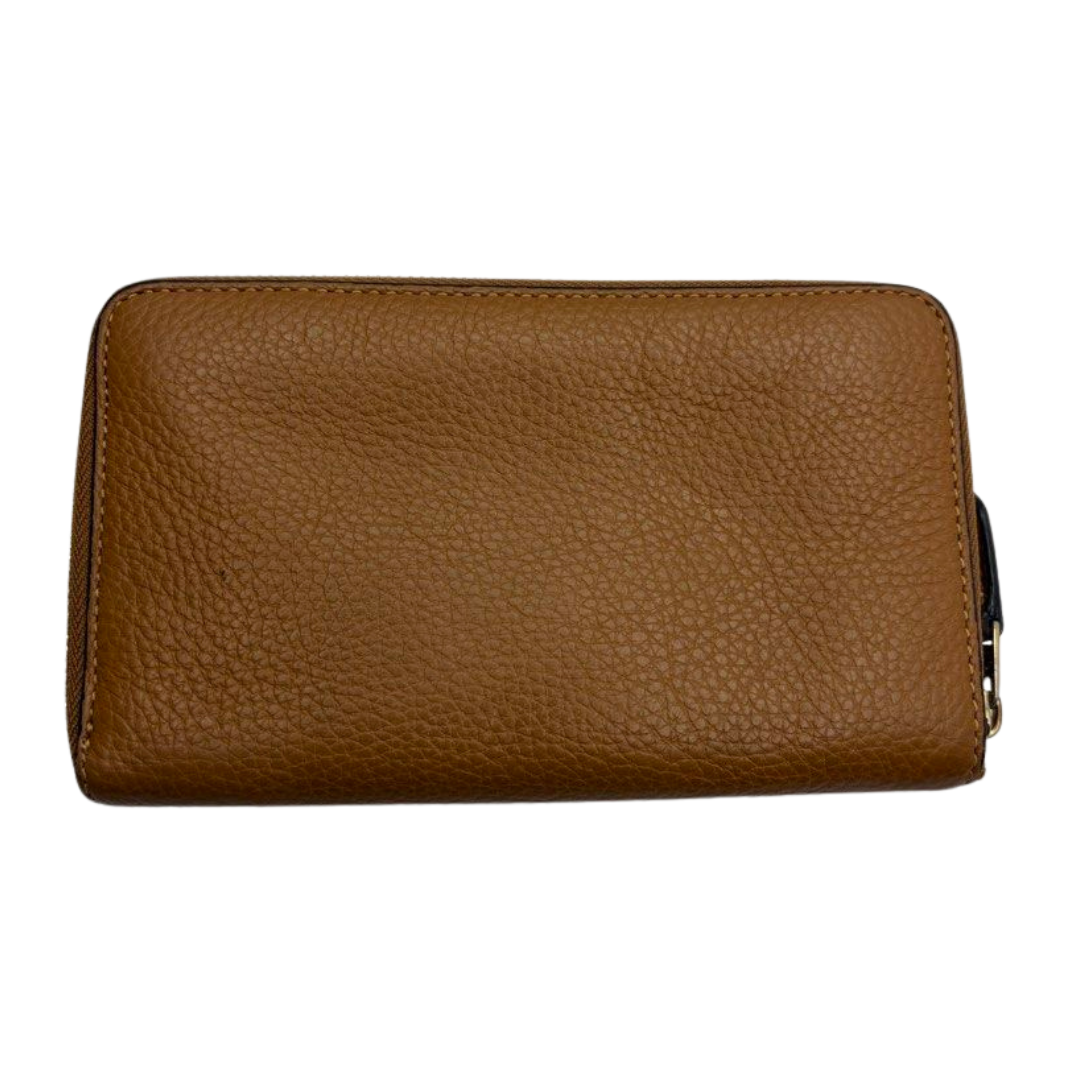 Coach Medium ID Zip Wallet with Dairy Embroidery