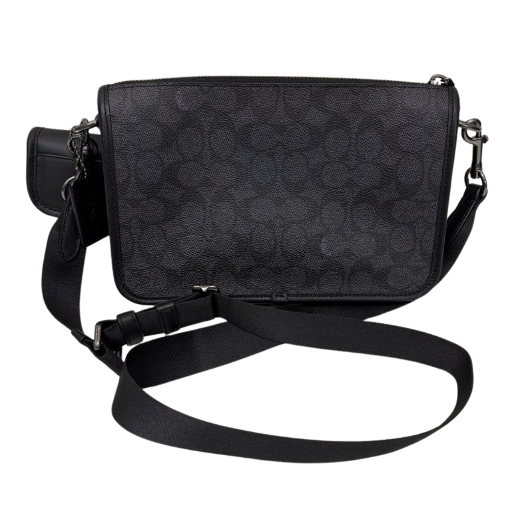 Coach Heritage Convertible Crossbody Bag In Signature Canvas Secondary image