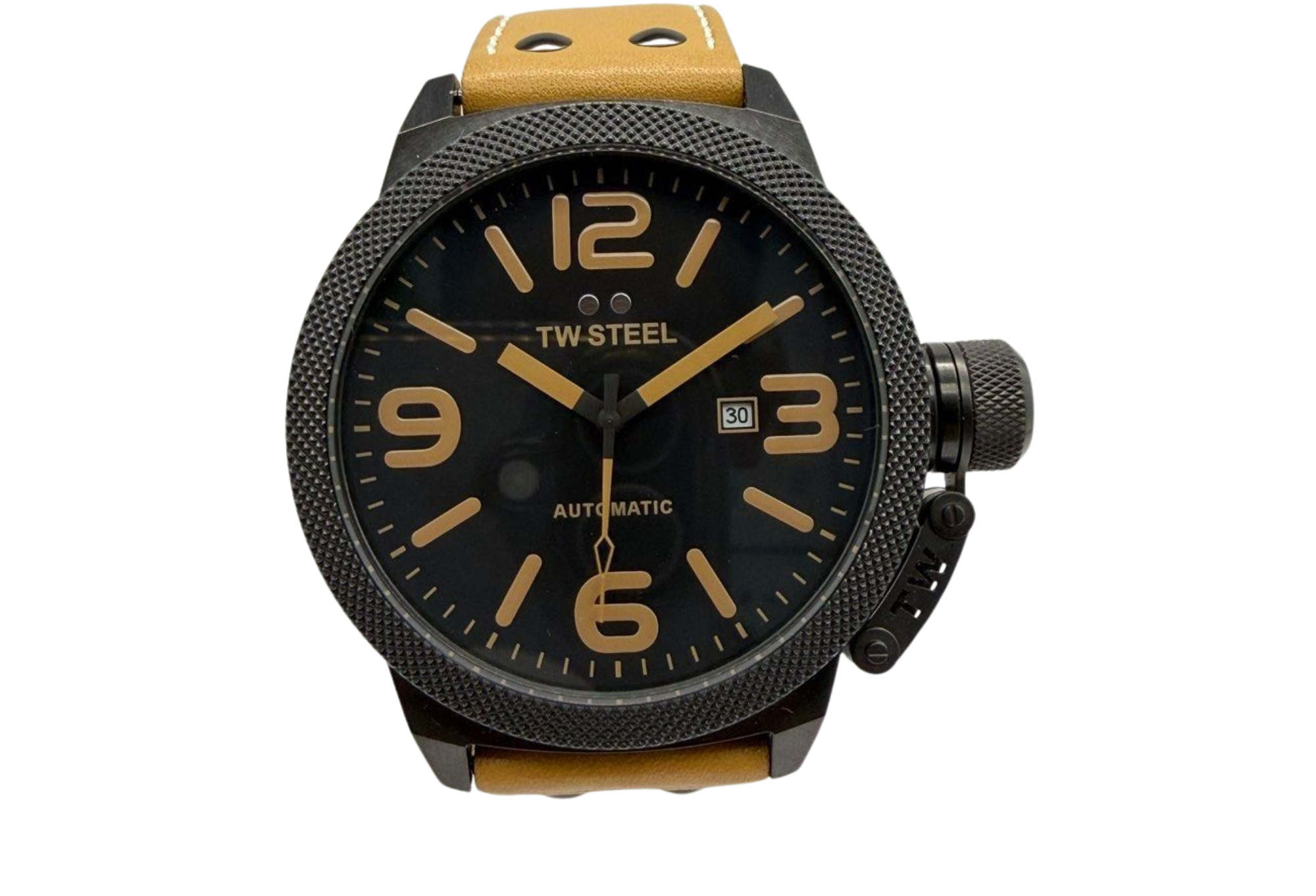 TW Steel Canteen D 50mm Automatic Black Dial Watch TWA203