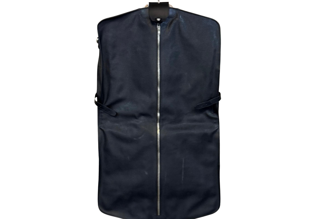 Versace leather Garment Bag- Black/Leather