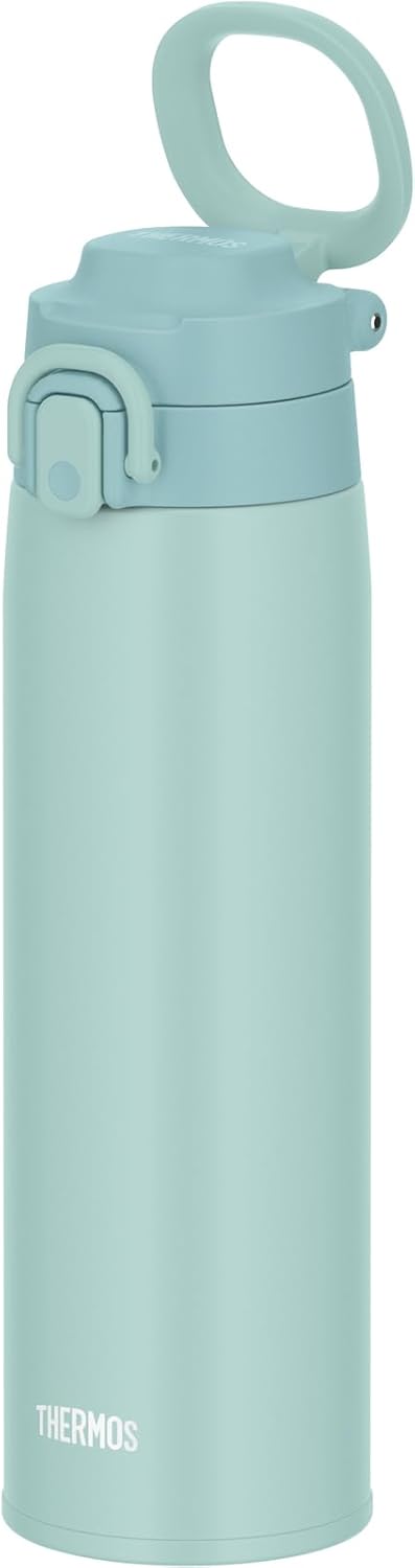 Thermos JOS-750 MBL One-Push Tumber with Carry Loop 0.75L, Mint Blue