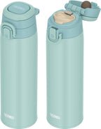 Thermos JOS-750 MBL One-Push Tumber with Carry Loop 0.75L, Mint Blue