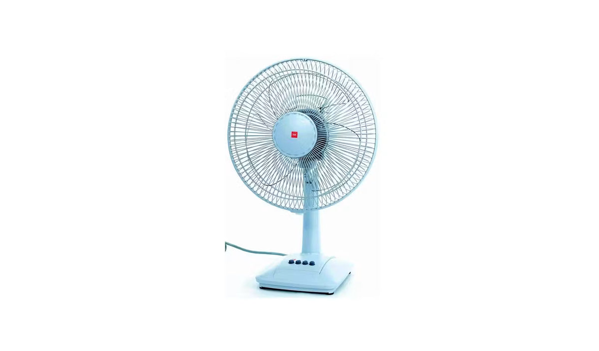 KDK A30AS 12" (30cm) Table Fan - Silver Blue