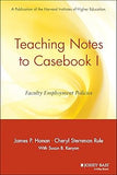 Teaching Notes to Casebook I: A Guide for Faculty and Administrators Paperback