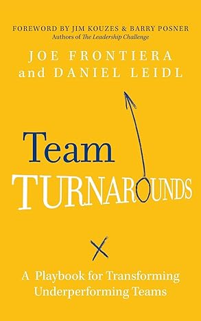 Team Turnarounds: A Playbook For Transforming Underperforming Teams Main image