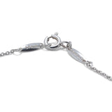 Tiffany & Co. 925 Silver Elsa Peretti 0.05 ct Diamond by the Yard 16" chain Necklace