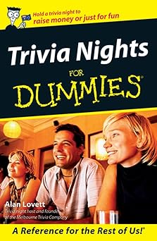 Trivia Nights For Dummies Paperback Main image