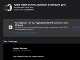 Apple Watch SE GPS 44mm A2723 Midnight Aluminium Case