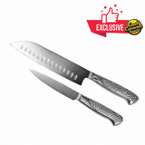 GERMANY BRATTON RAINBOW Stainless steel blade Knife + Free 1 Utility Knife