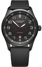 Victorinox 241720 Swiss Army Airboss Mechanical Black Edition Watch 42mm