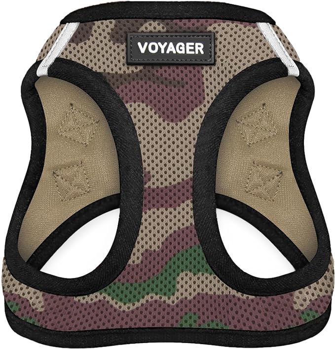 Voyager Step-In Air Dog Harness - All Weather Mesh Step in Vest Harness for Small and Medium Dogs by Best Pet Supplies - Army Base, XS Main image