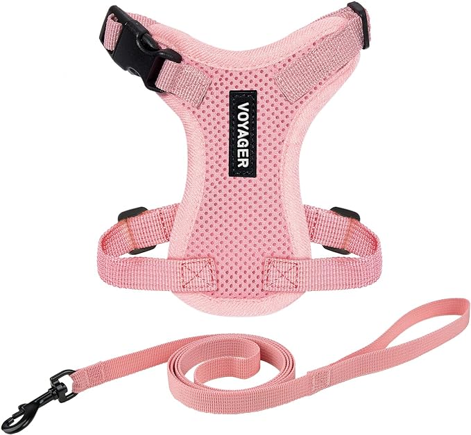 Voyager StepIn Lock Pet Harness Adjustable StepIn Harness For Cats Pink XXS Main image