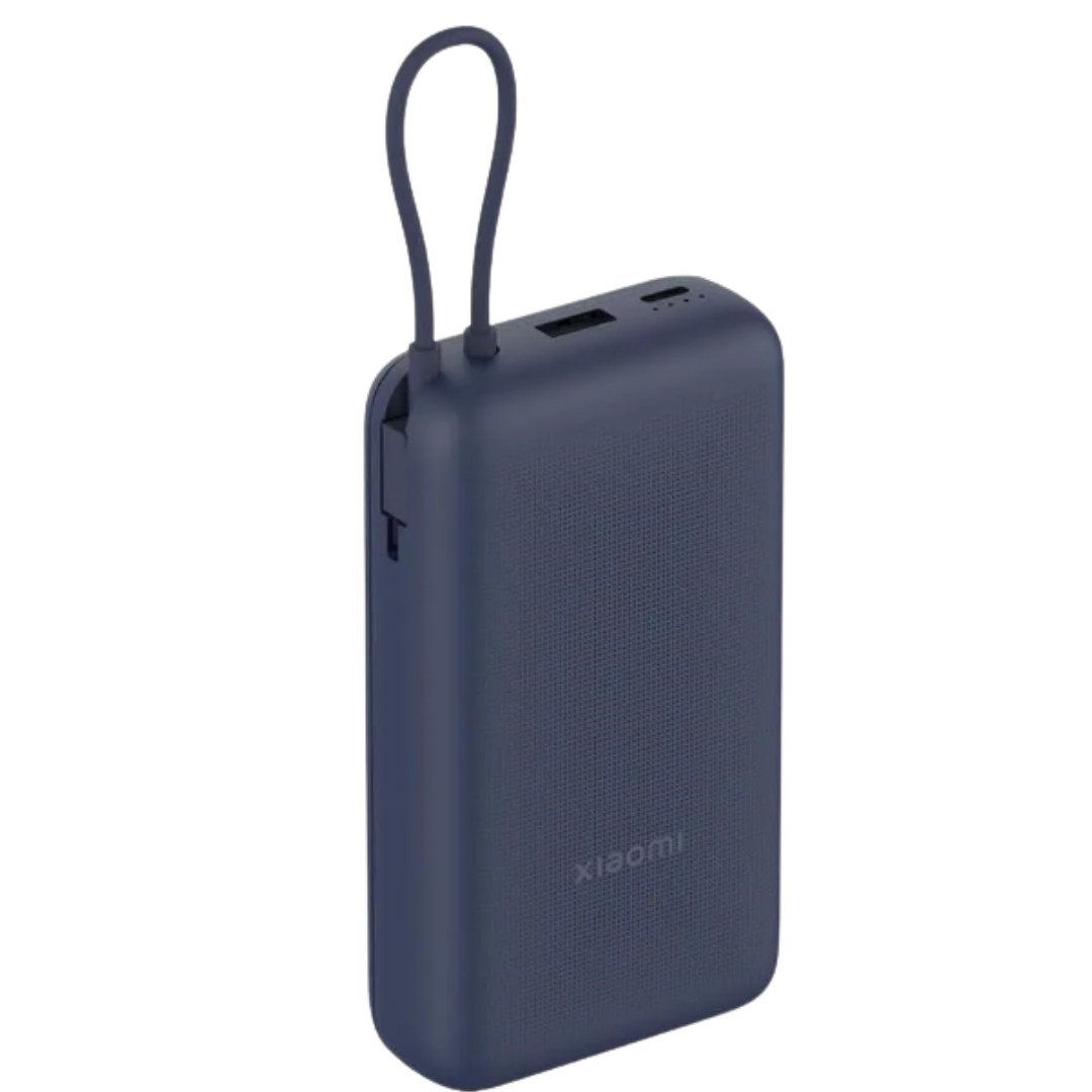 Xiaomi 33W Power Bank 20000mah Integrated Cable Blue