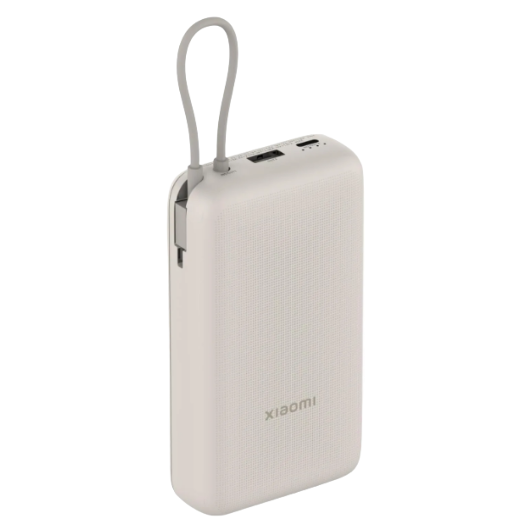 Xiaomi 33W Power Bank 20000mah Integrated Cable Tan Main image