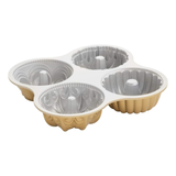 Nordic Ware 91377 Bundt Quartet Pan