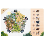 Redwood | A Strategy Board Game for 1-4 Players Take Pictures of Wild Animals to Compose The Most Beautiful Panorama