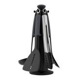 Joseph Joseph 10151 Elevate Carousel Set with Tongs, Grey, Set of 6