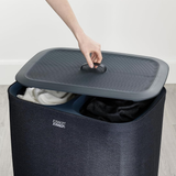Joseph Joseph Tota 90-litre Laundry Separation Basket - Carbon Black