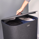Joseph Joseph Tota 90-litre Laundry Separation Basket - Carbon Black