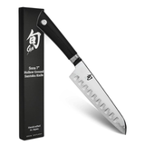 Shun Sora 7" Hollow Ground Santoku Knife, Handcrafted Japanese All Purpose Knife