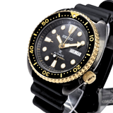 Seiko Prospex SRPD46K1 Turtle Black Gold Special Edition Diver's 200M Automatic Watch 45mm