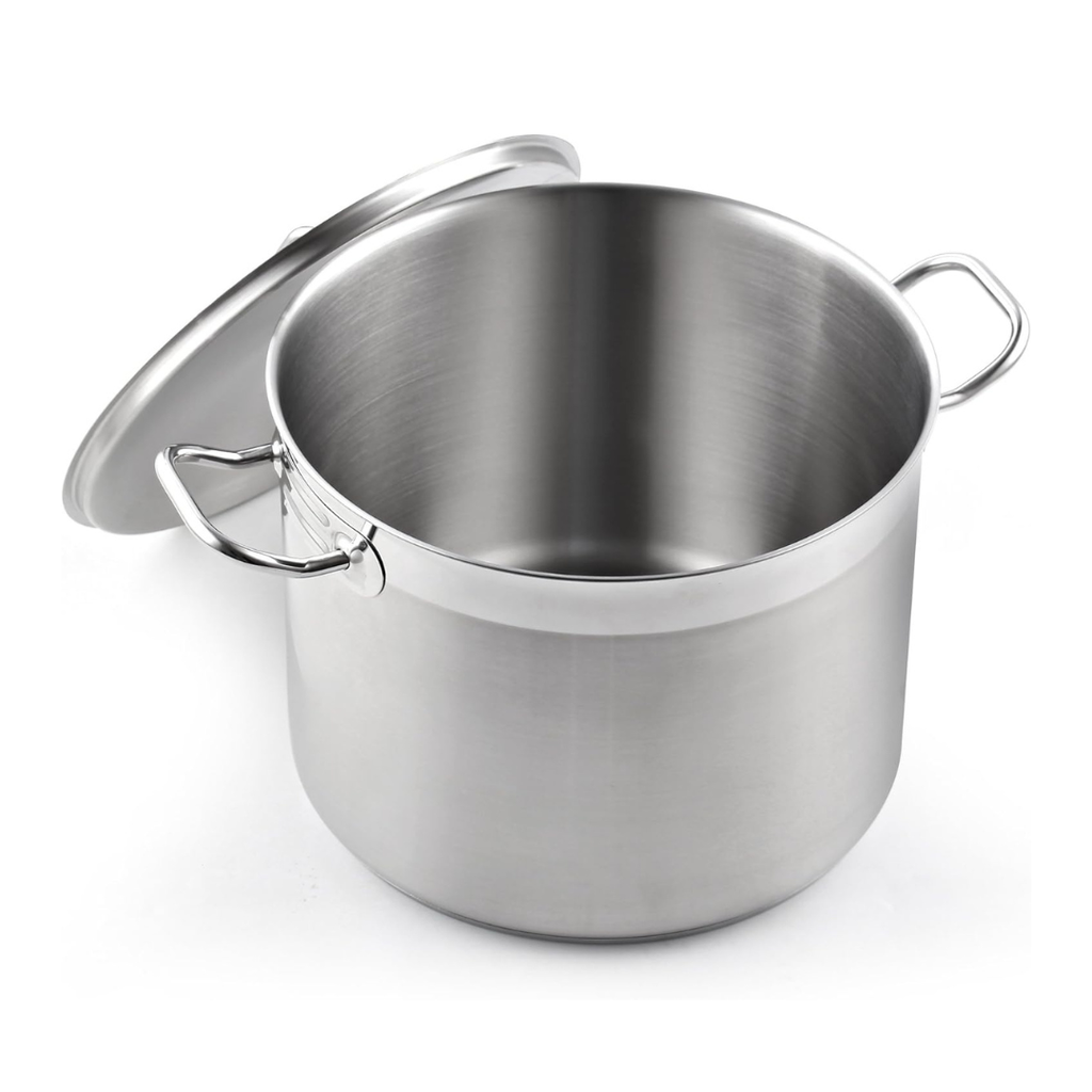 Cooks Standard Stockpots Stainless Steel, 20 Quart Professional Grade Stock Pot with Lid, Silver