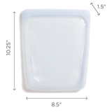 Stasher 100% Silicone Reusable Food Bag, Half Gallon, Amethyst