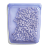 Stasher 100% Silicone Reusable Food Bag, Half Gallon, Amethyst