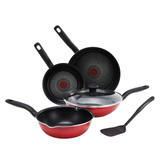 Tefal SO Red C584S6 - Cookware Set, 6 pc set, Induction