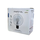 Mistral MWF3035R Wall Fan with Remote Control, 12", Grey
