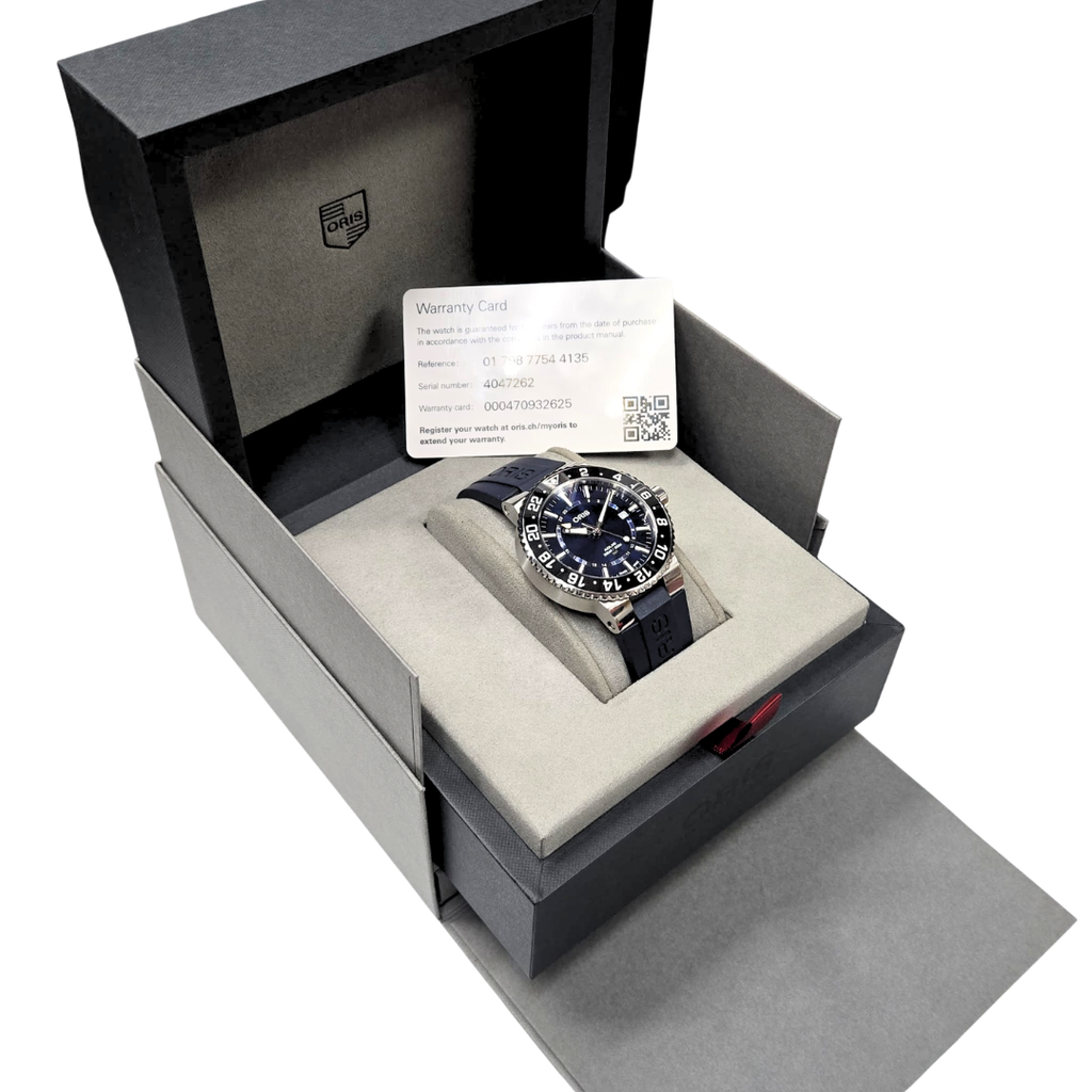 Oris Aquis GMT Date 7754 Automatic Watch 43.5mm