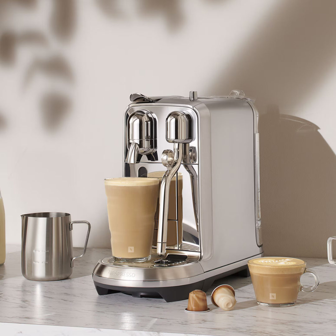 Nespresso Creatista Plus Coffee Machine, Stainless Steel, Silver Main image