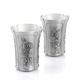 Royal Selangor Hand Finished Four Seasons Collection Pewter Beakers
