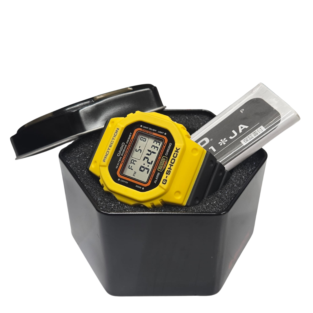Casio G-Shock DW-5600TB (JDM) 1JF Throwback 1983 Yellow & Black Limited Edition Secondary image