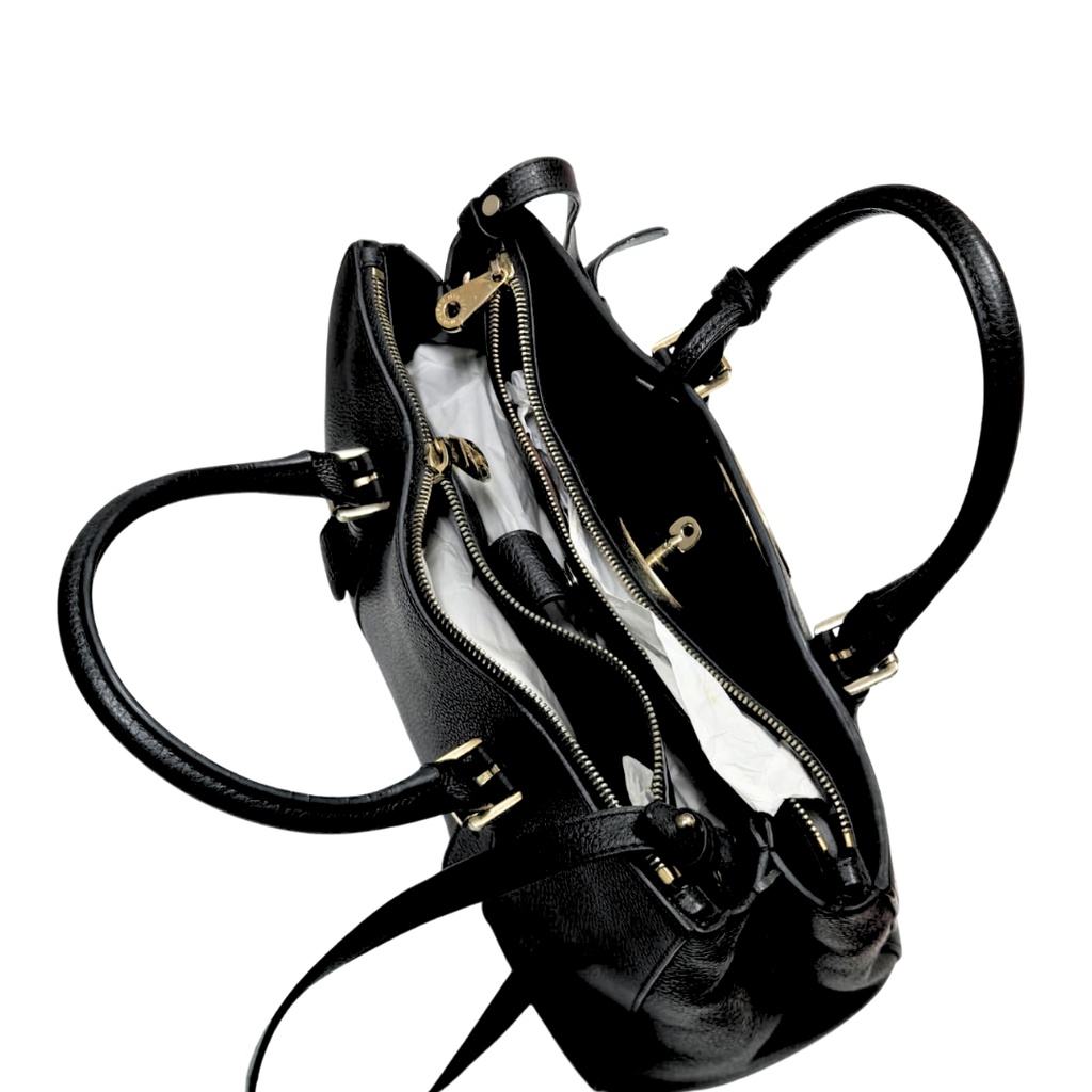 Mulberry Ref. HH2840 Bayswater Double Zip Sling Leather Bag