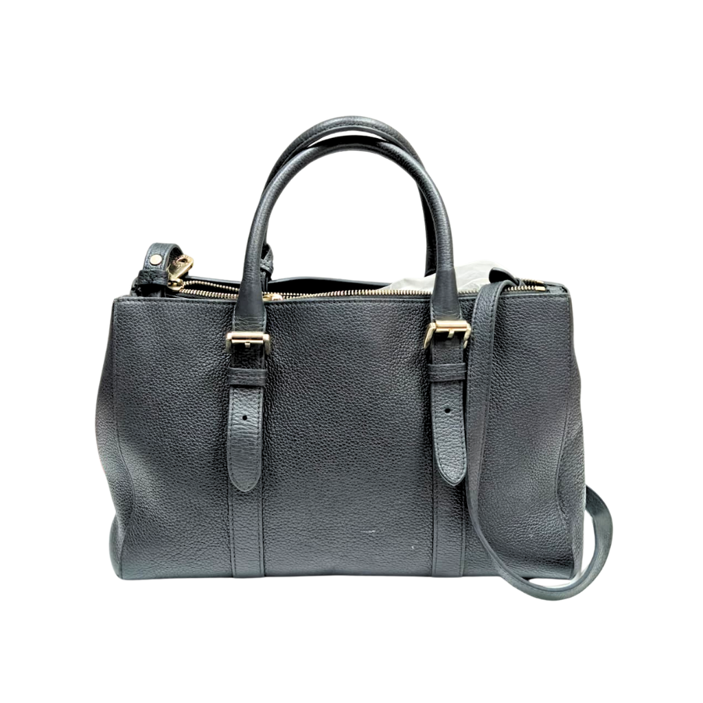 Mulberry Ref. HH2840 Bayswater Double Zip Sling Leather Bag