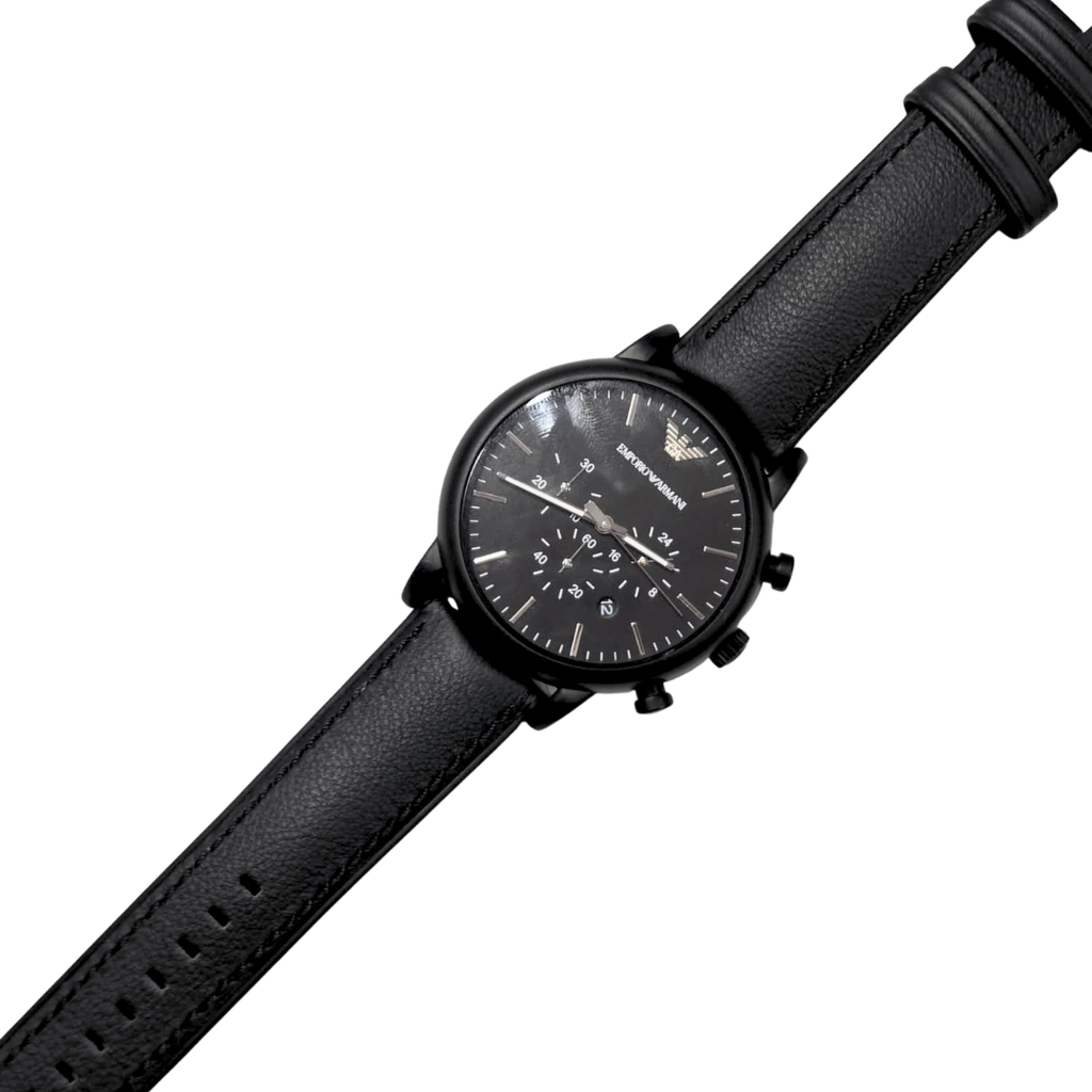Emporio Armani AR1970 Black Chronograph Dial Men's Watch 46mm