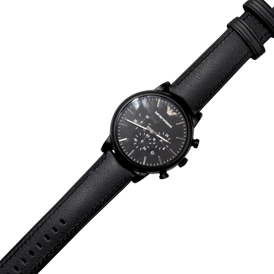 Emporio Armani AR1970 Black Chronograph Dial Men's Watch 46mm