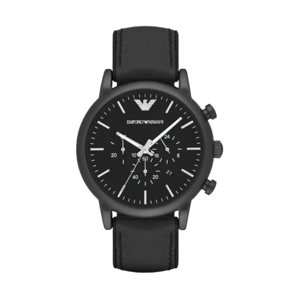 Emporio Armani AR1970 Black Chronograph Dial Men's Watch 46mm