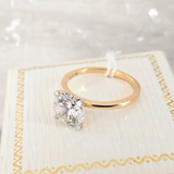 14KYG Ladies Lab Grown Diamond Ring LD1=2.16cts E-F VS1