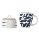 Lenox Blue Bay 2-Piece Creamer & Sugar Bowl Set, 1.15 LB