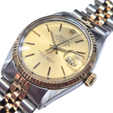 Rolex Datejust 36 16013 Half Gold Automatic Watch 36mm